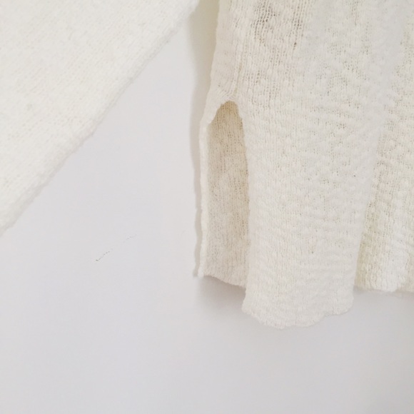 NORDSTROM NWT CUPCAKES & CASHMERE White Ivory Sweater - Picture 7 of 11